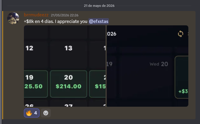 Alumno 1 a 1 — +8K en 4 días